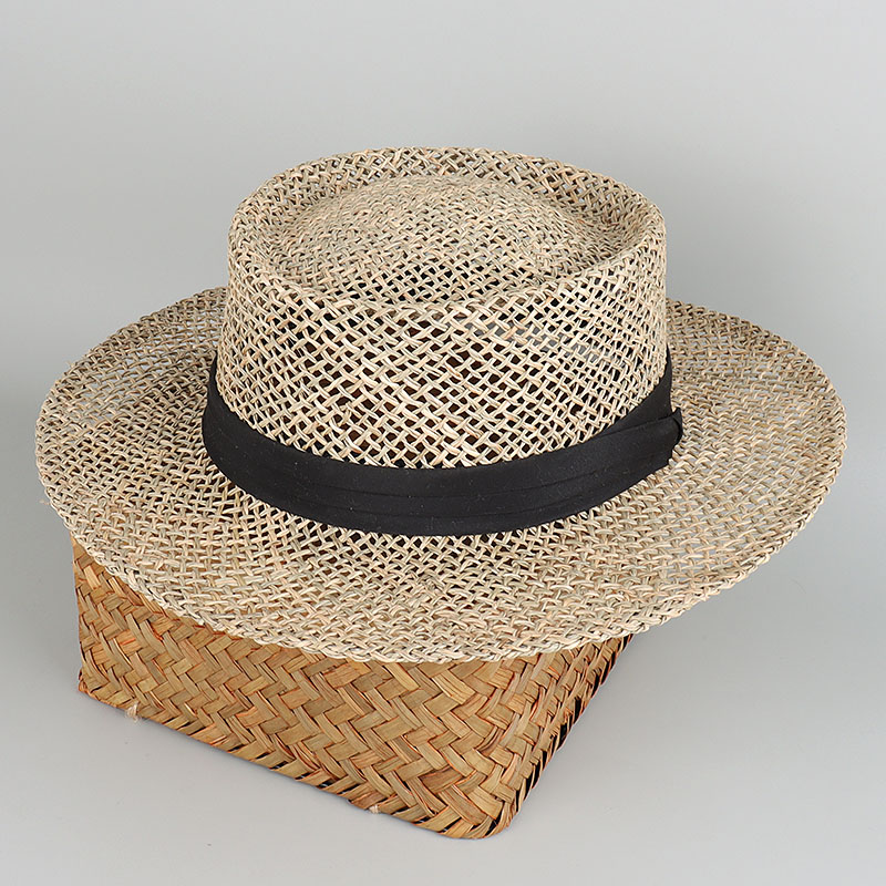 Bucket Hat Straw - 100% Natural Grasses Panama Beach Sun