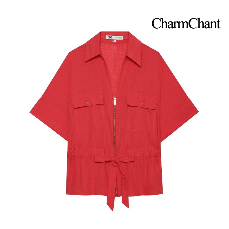 CHARMCHANT Women's Solid Linen - đánh giá và giá Short Linen Drawstring