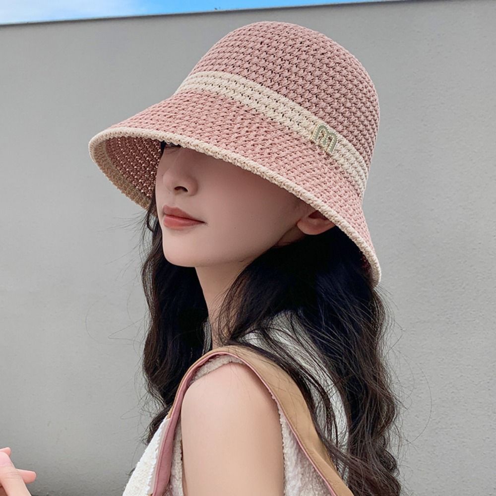 Breathable Elegant Bow Fisherm - đánh giá và giá Bucket Hat Straw