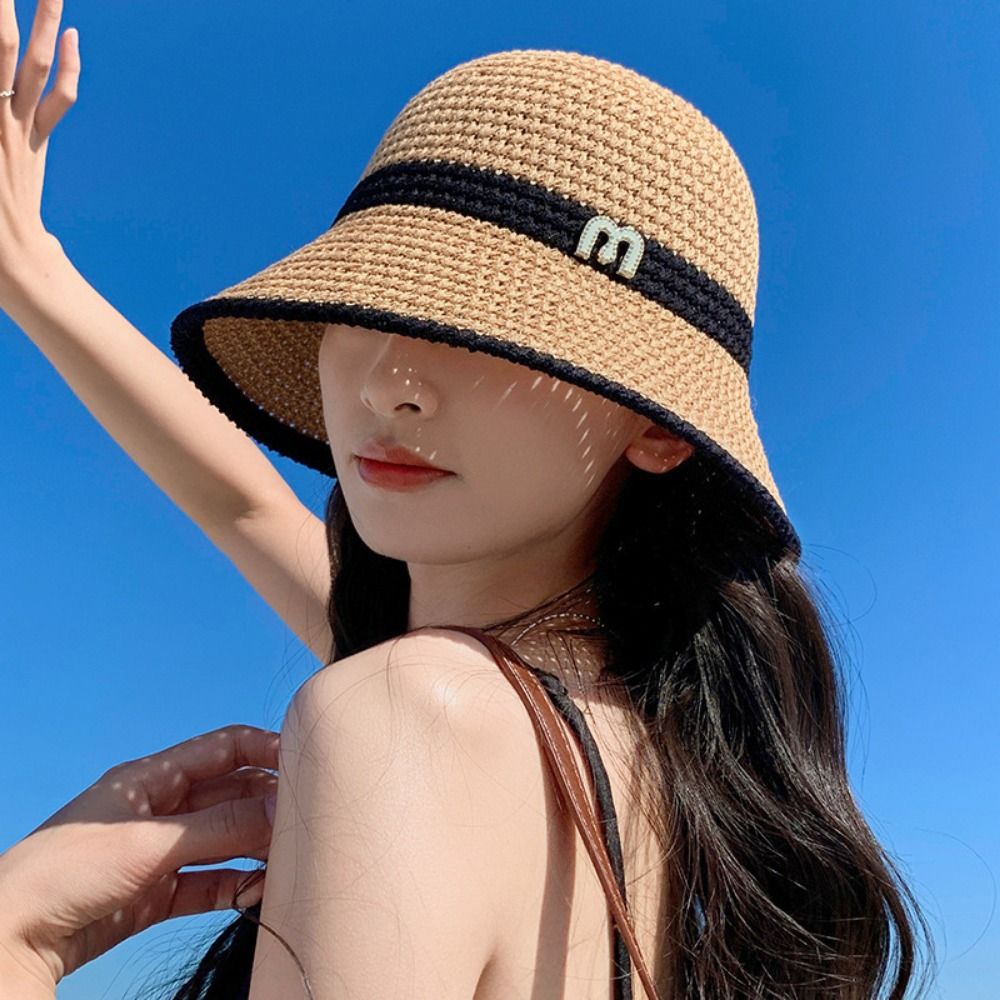 Breathable Elegant Bow Fisherm - đánh giá và giá Bucket Hat Straw