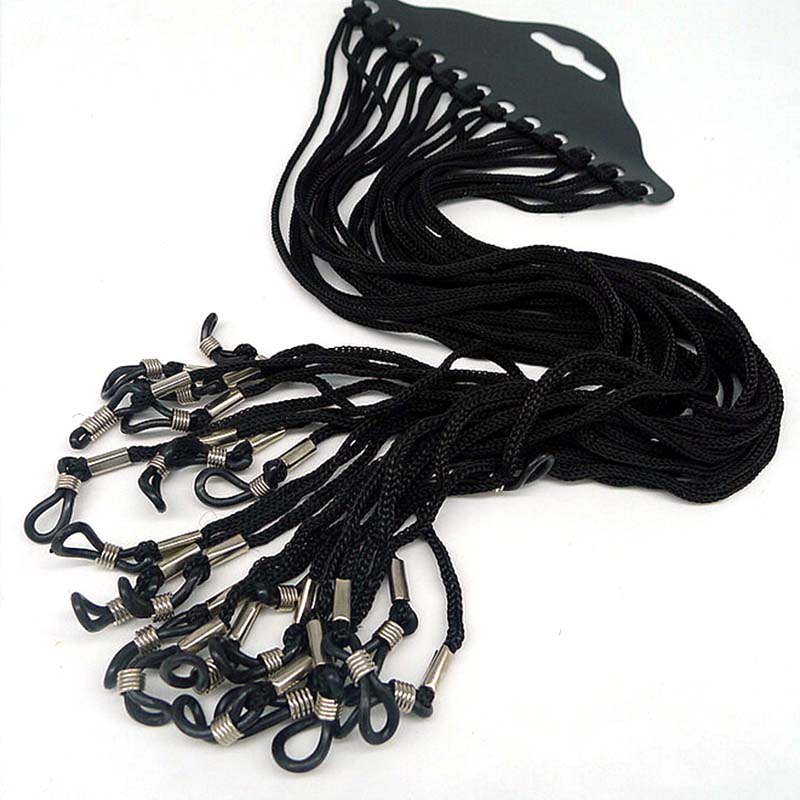 12pcs/set Black Nylon Cord Eye - đánh giá và giá Sunglass Retainer Cord
