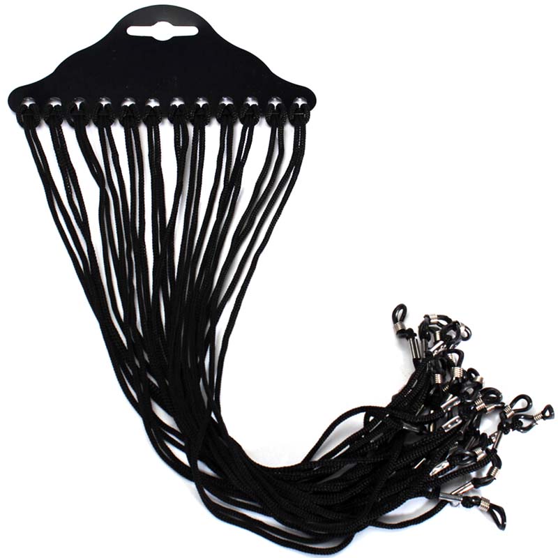 12pcs/set Black Nylon Cord Eye - đánh giá và giá Sunglass Retainer Cord