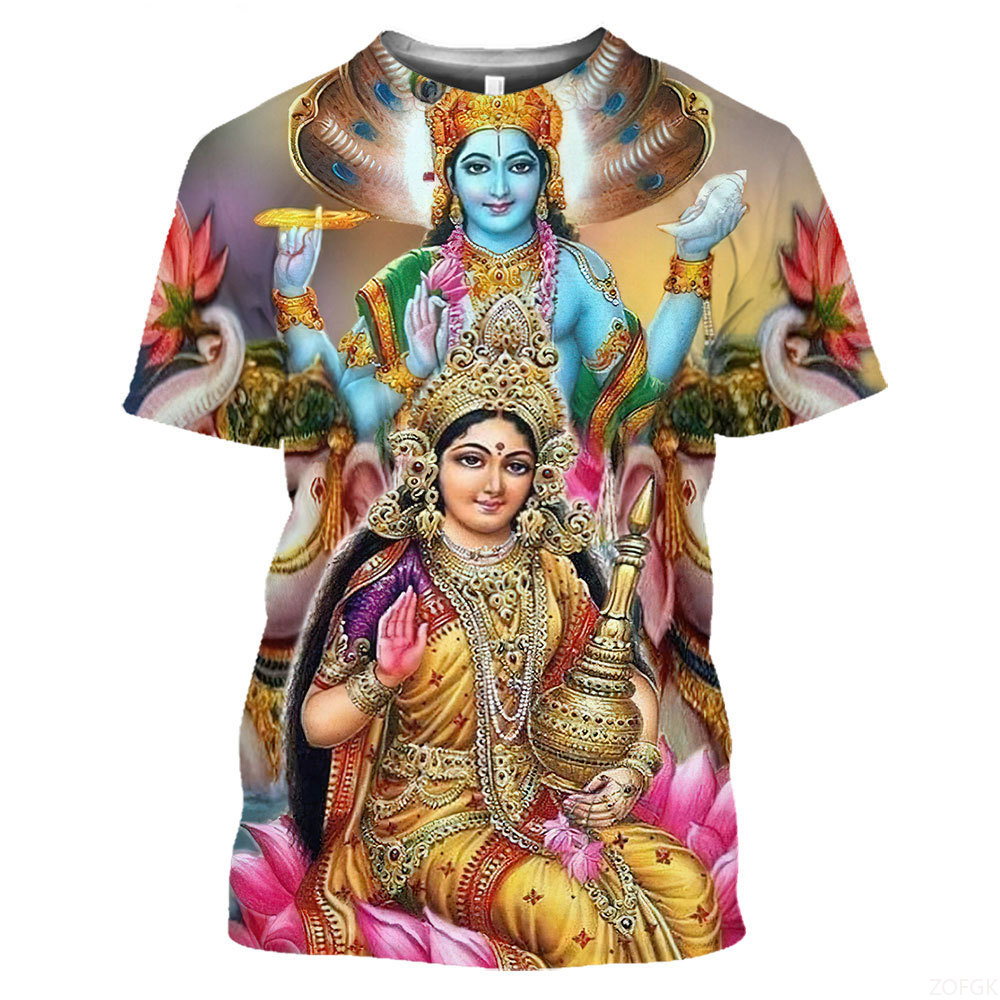 Summer Fashion Indian Deities  - đánh giá và giá Tee Graphic Print