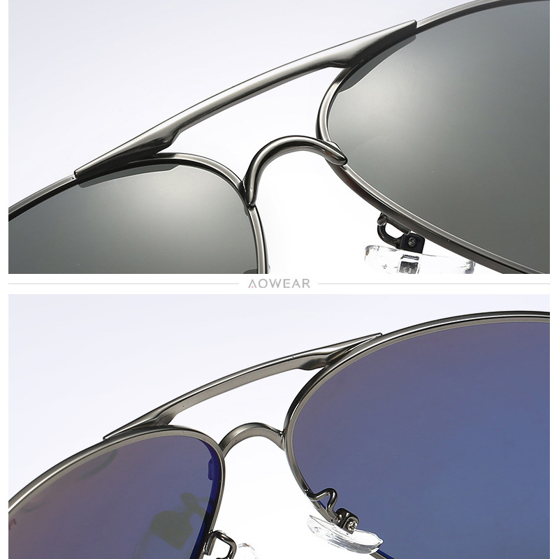 AOWEAR Men's Aviation Sunglass - đánh giá và giá Sunglasses Aviator Polarized