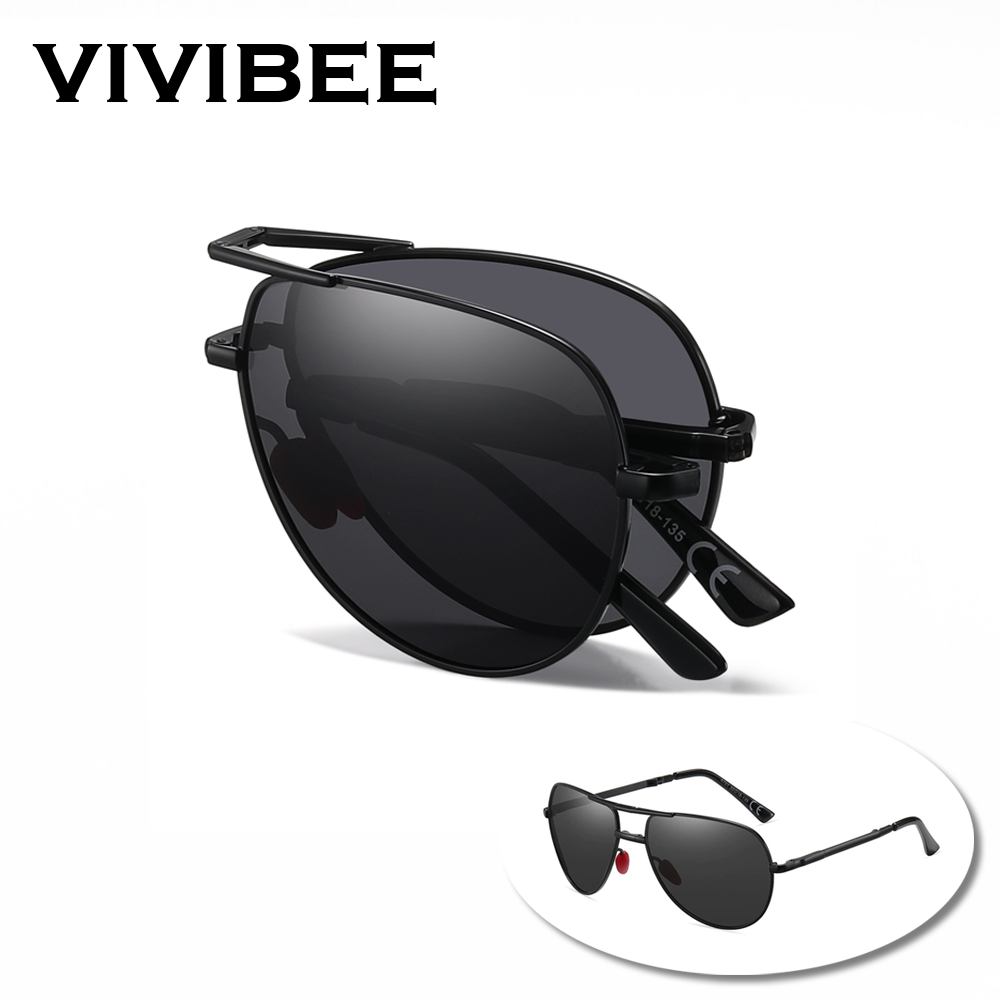 VIVIBEE Metal Pilot Black Fold - đánh giá và giá Sunglasses Aviator Polarized