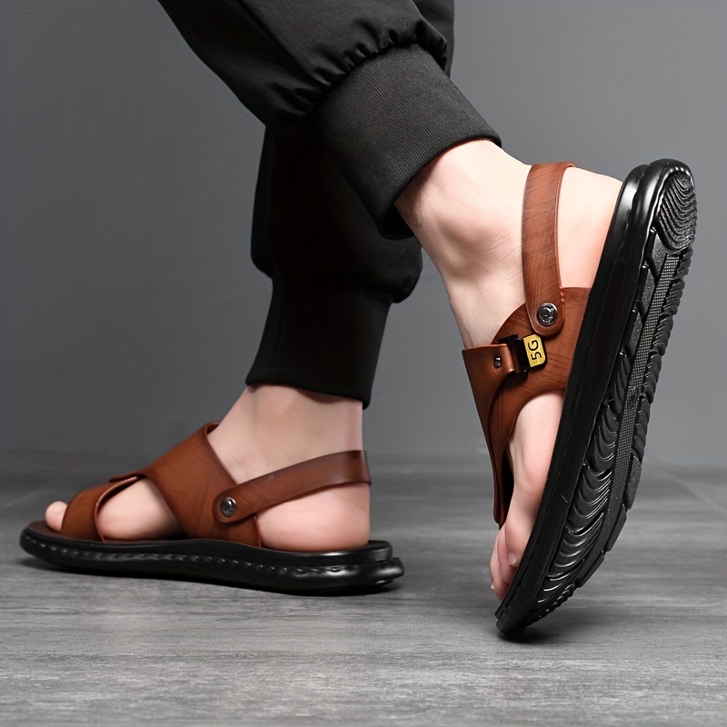 Men's Leather Flip Flops Sanda - đánh giá và giá Flip Flop Leather Men