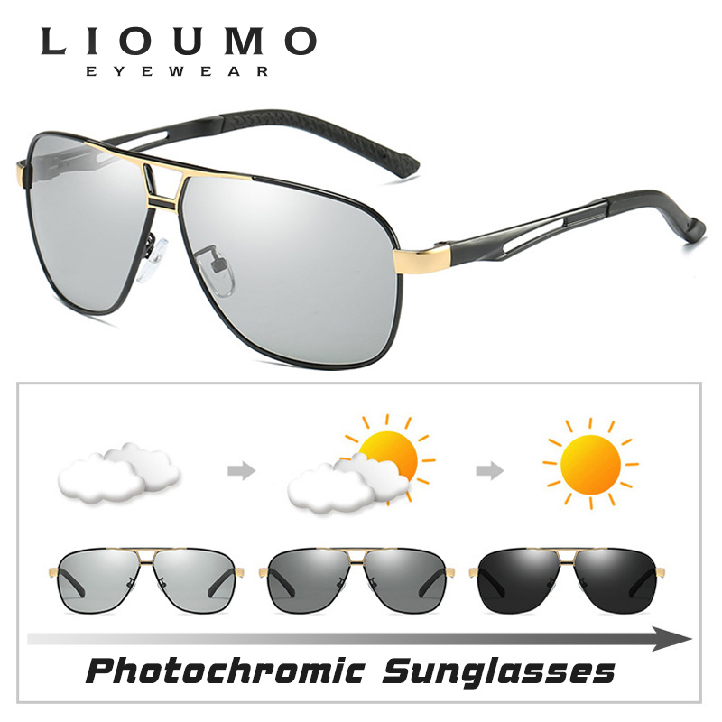 LIOUMO Aviation Sunglasses Men - đánh giá và giá Sunglasses Aviator Polarized