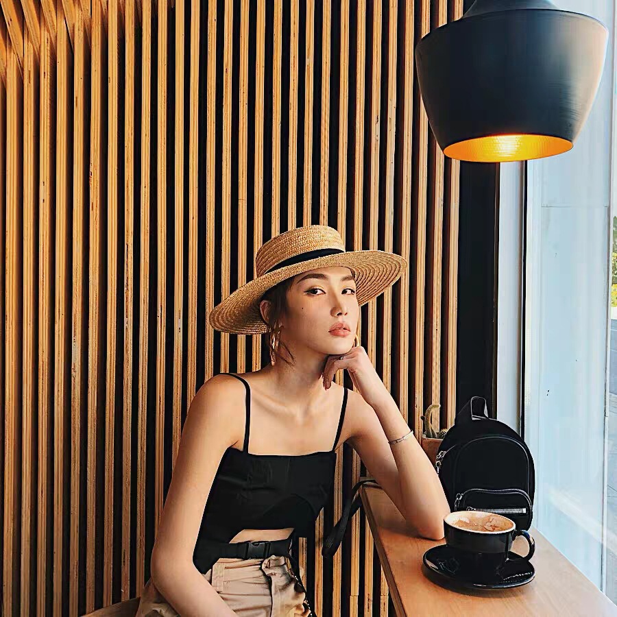 Boater Straw Hat French elegan - đánh giá và giá Bucket Hat Straw