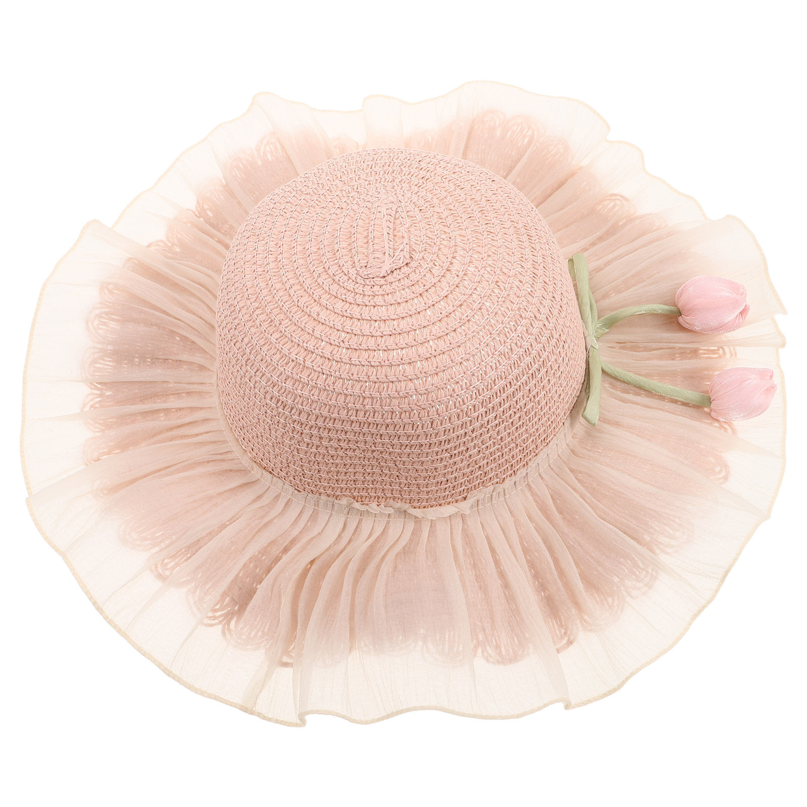 Girl Summer Straw Sun Hat Adju - đánh giá và giá Bucket Hat Straw
