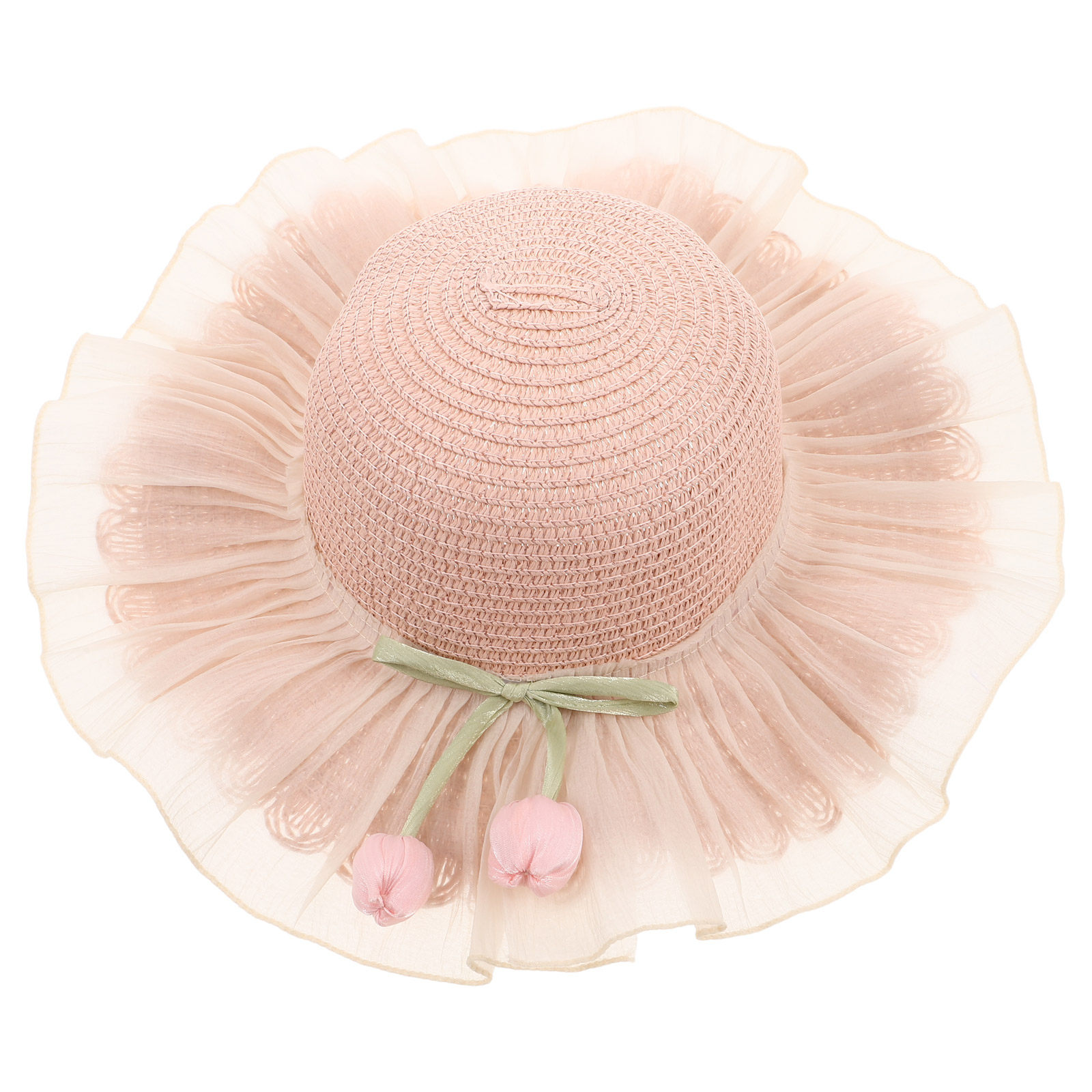 Girl Summer Straw Sun Hat Adju - đánh giá và giá Bucket Hat Straw