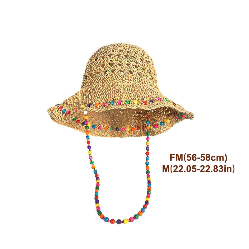 Retro Versatile Hollow Big Bri - đánh giá và giá Bucket Hat Straw